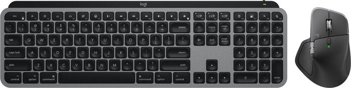 Logitech MX Master 4 for Mac Space Black + Logitech MX Keys S for Mac AZERTY Black Main Image