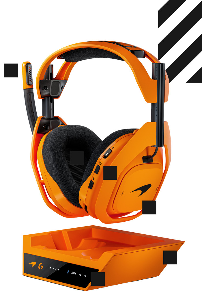 Logitech G Astro A50 X McLaren Racing Edition rechterkant