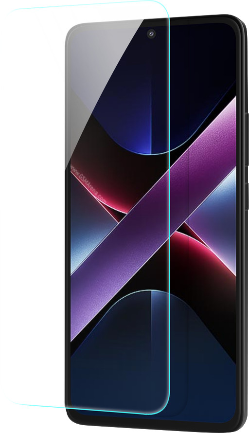 Just In Case Tempered Glass Poco X7 Screenprotector rechterkant