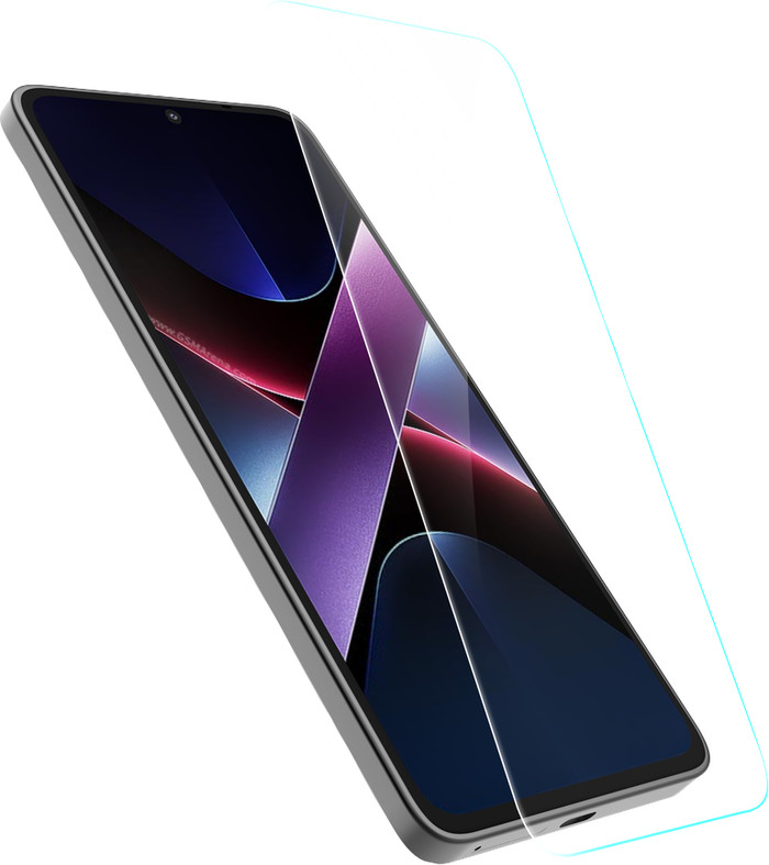 Just In Case Tempered Glass Poco X7 Pro Screenprotector linkerkant