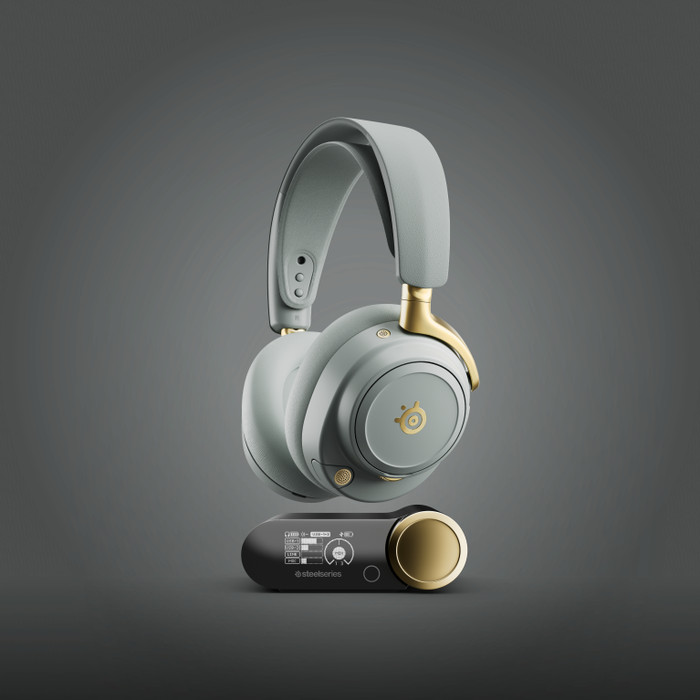 SteelSeries Arctis Nova Elite Sage & Gold visual leverancier