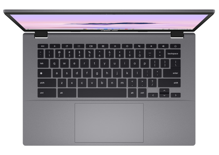 ASUS Chromebook Plus CX3402CVA-PQ0557 AZERTY dessus