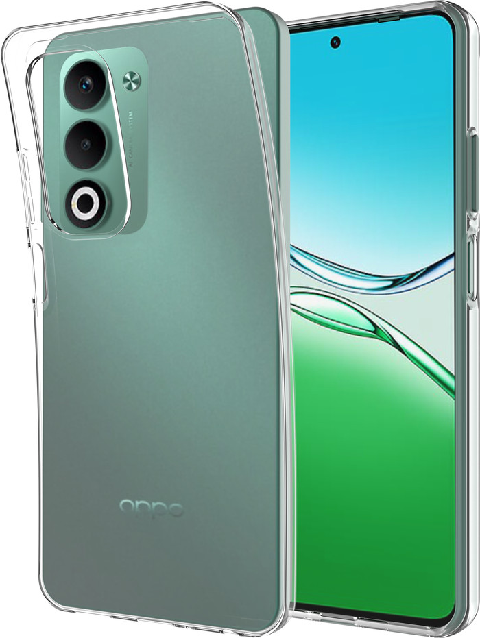 Just in Case Soft Design OPPO A5 5G Back Cover Transparant rechterkant