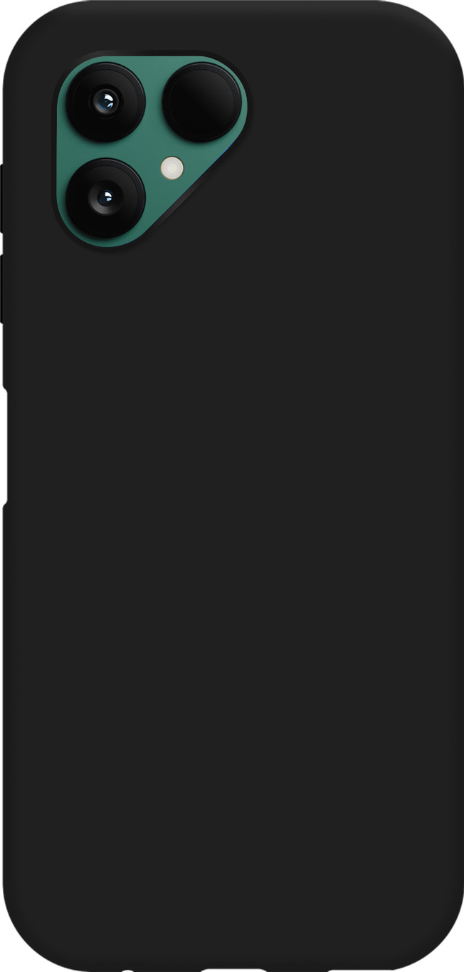 Just in Case Soft Design Fairphone 6 Back Cover Zwart Main Image