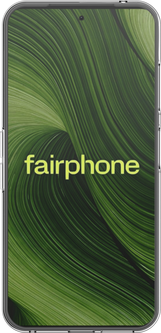 Just in Case Soft Design Fairphone 6 Back Cover Transparent front
