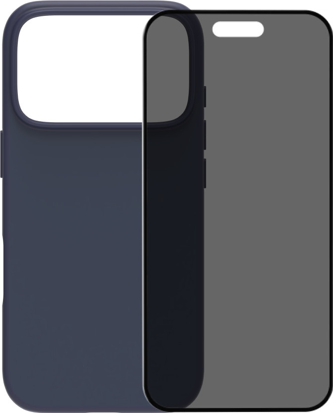 BlueBuilt Protective Back Cover met MagSafe iPhone 17 Pro Blauw + BlueBuilt iPhone 17 Pro Privacy Screenprotector Glas Main Image