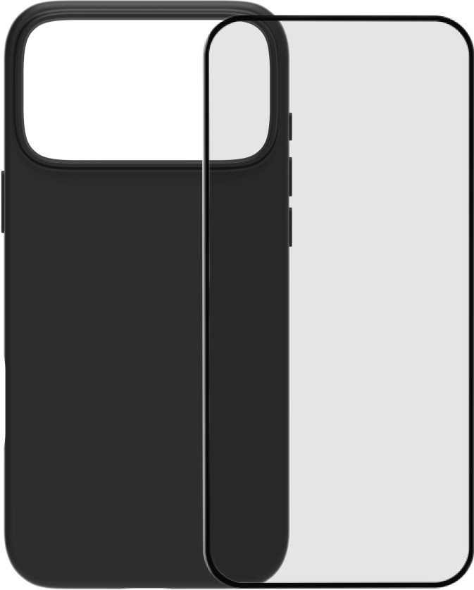 BlueBuilt Protective Back Cover avec MagSafe iPhone 17 Pro Max Noir + BlueBuilt iPhone 17 Pro Max Protège-écran Verre Main Image