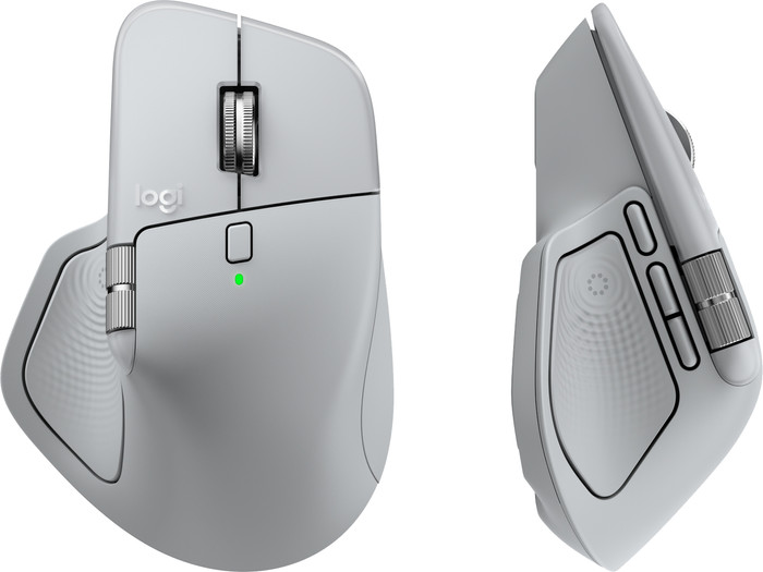 Logitech MX Master 4 Pale Gray top