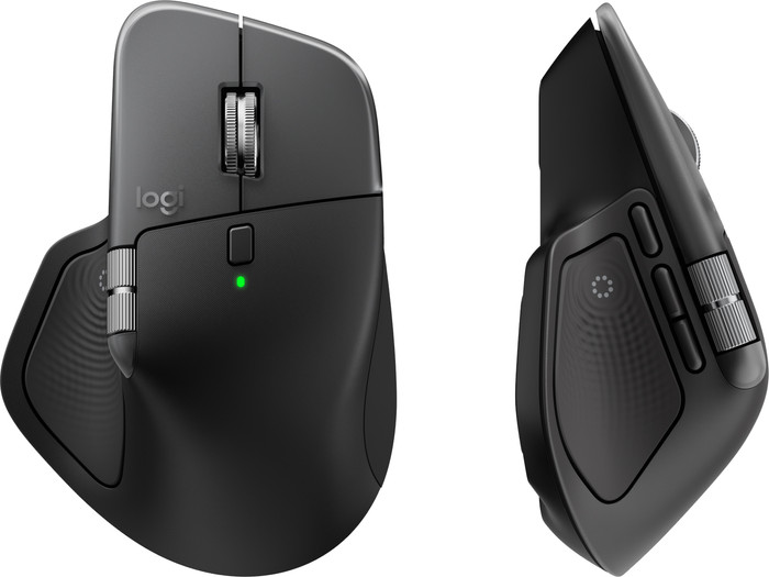 Logitech MX Master 4 pour Mac Noir Sidéral dessus