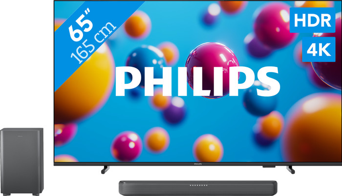 Philips Ambilight 65 inches PUS7000 4K (2025) + Philips TAB5309 Main Image