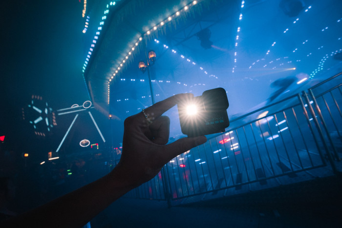 GoPro LIT HERO product in gebruik