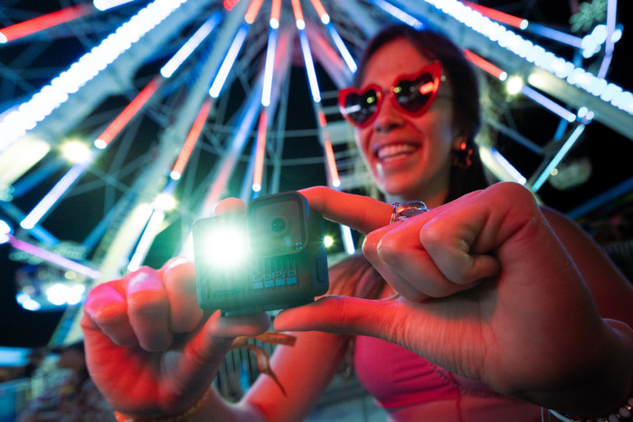 GoPro LIT HERO product in gebruik