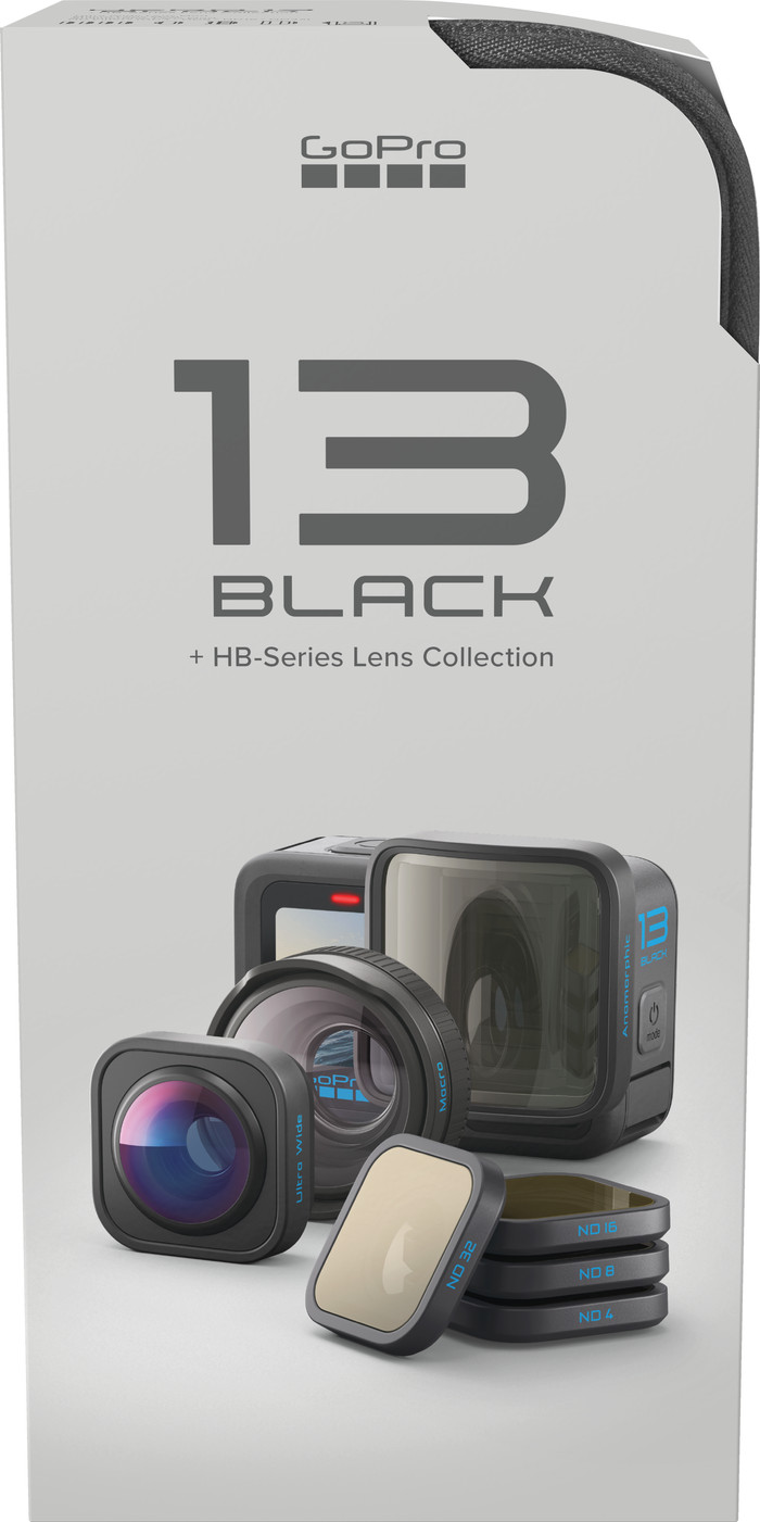GoPro HERO 13 Black + Lens Collection emballage