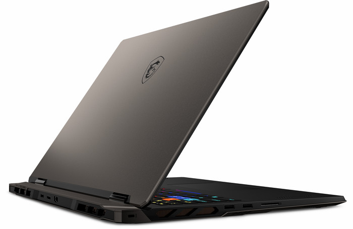 MSI Vector 18 HX AI A2XWJG-636NL achterkant