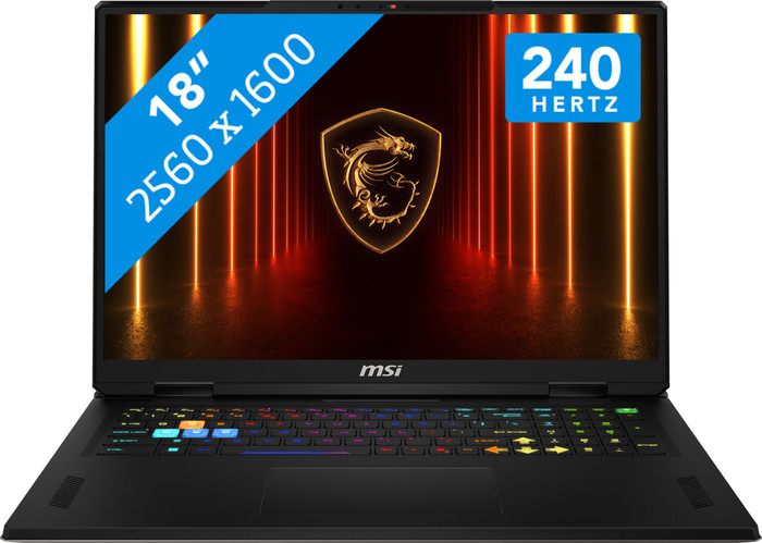 MSI Vector 18 HX AI A2XWJG-636NL Main Image