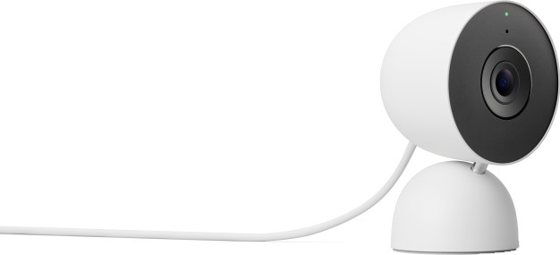 Google Nest Cam Indoor Wired left side