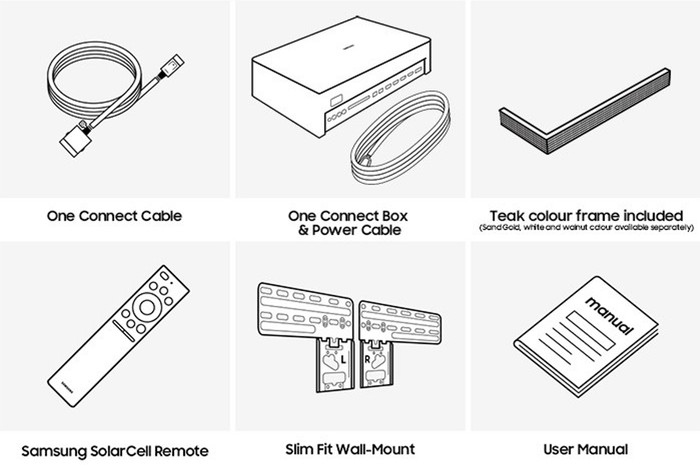 Samsung 50" The Frame LS03FA (2025) + Samsung HW-S701D Wit (2024) binnenkant