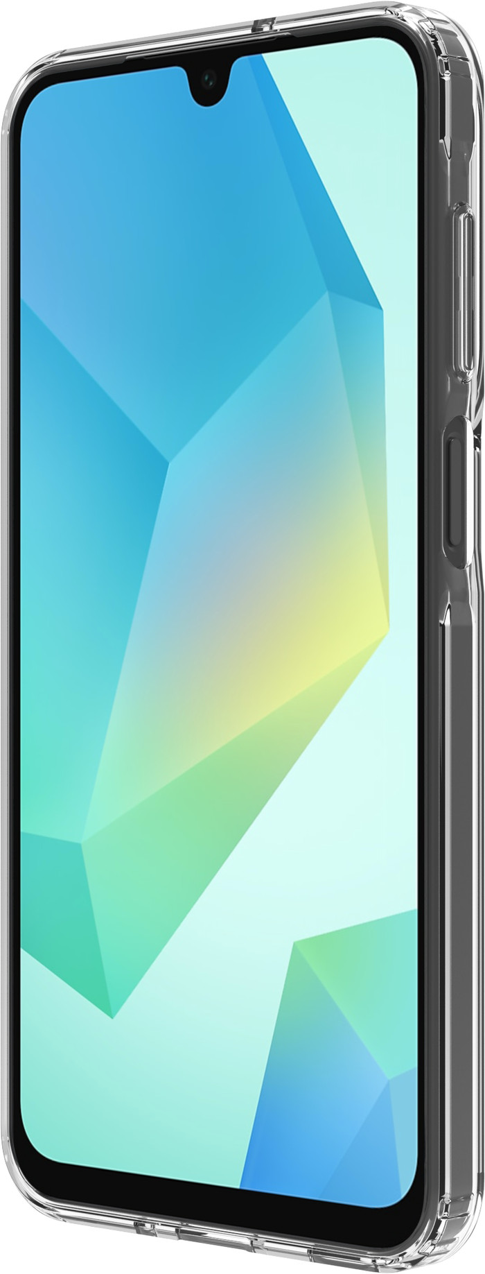 BlueBuilt Protective Back Cover Samsung Galaxy A17 Transparent + Screen Protector Glass front