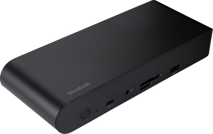 BlueBuilt DisplayLink Station d'Accueil Pro avec USB-C Noir Main Image