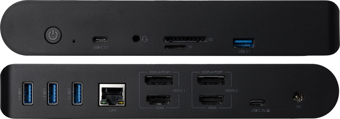 BlueBuilt DisplayLink Station d'Accueil Pro avec USB-C Noir produit composé