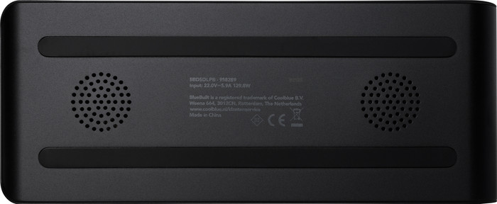 BlueBuilt DisplayLink Station d'Accueil Pro avec USB-C Noir dessous