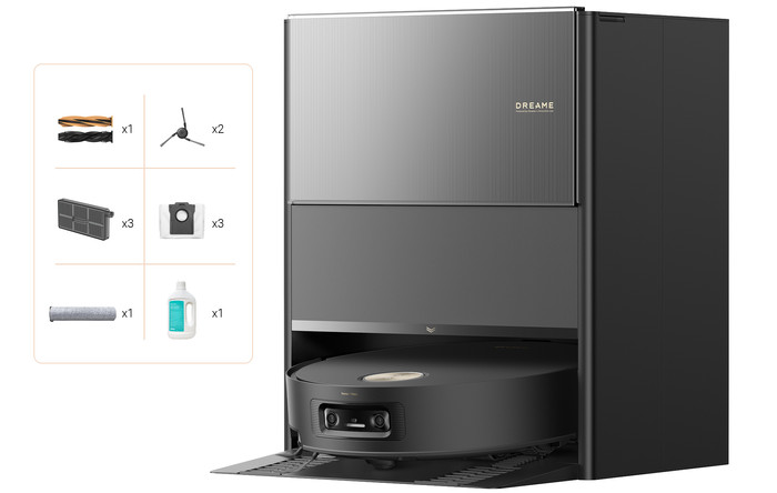 Dreame Aqua 10 Ultra Roller Complete Black Main Image