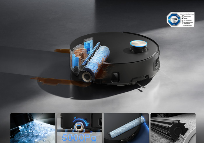 Dreame Aqua 10 Ultra Roller Complete Black visual supplier