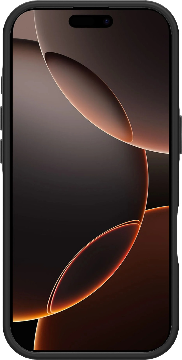 Just in Case Apple iPhone 16 Pro Back Cover with MagSafe and Fall Protection Black front