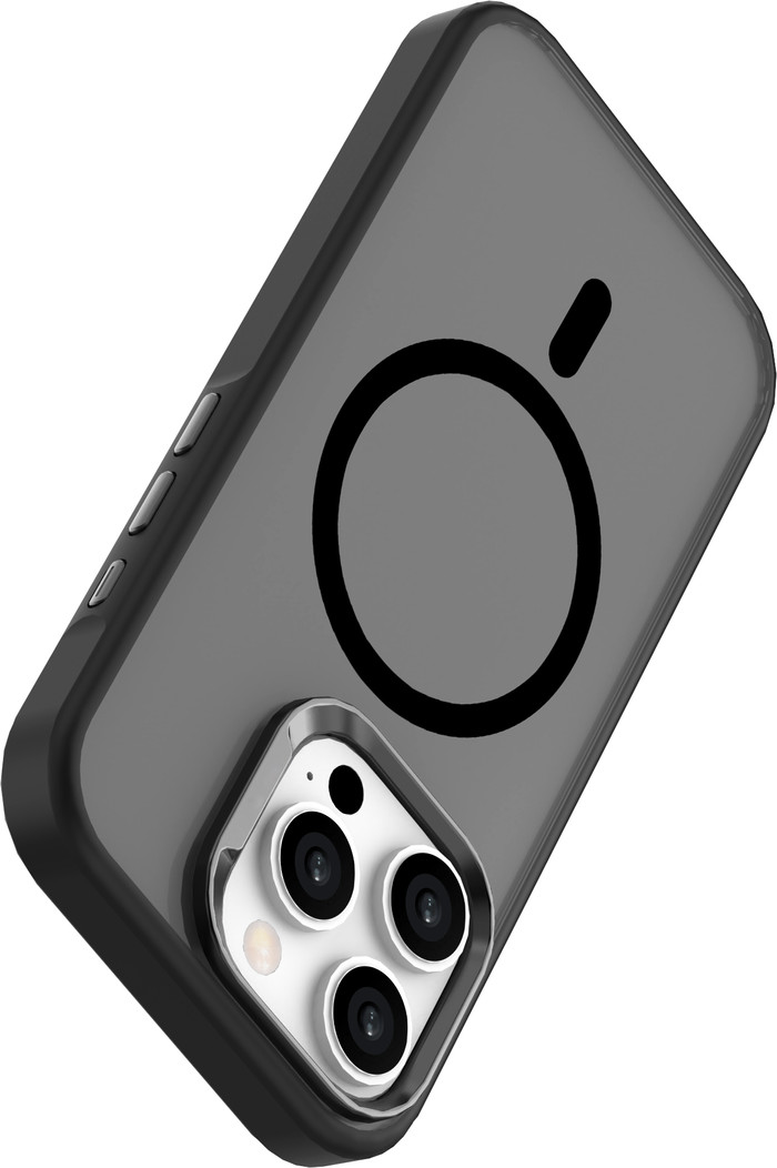 Just in Case Apple iPhone 16 Pro Back Cover with MagSafe and Fall Protection Black right side