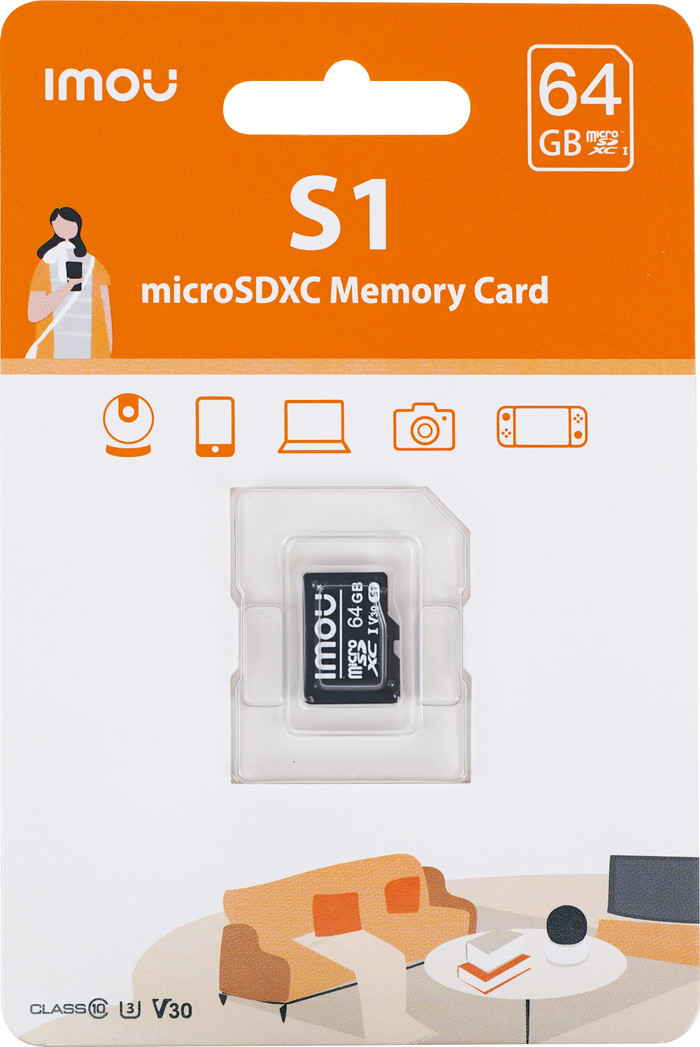 Imou 64G MicroSD Card verpakking