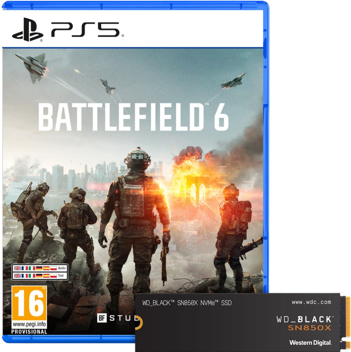 Battlefield 6 PS5 + WD_BLACK SN850X 2TB NVMe SSD Main Image