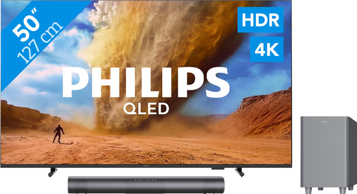 Philips 50 inches PUS7800 QLED 4K (2025) + Philips TAB6100 Main Image