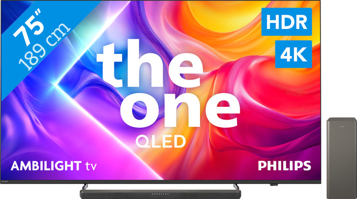 Philips Ambilight 75'' PUS9000 QLED 4K (2025) + Philips TAB8200 Main Image