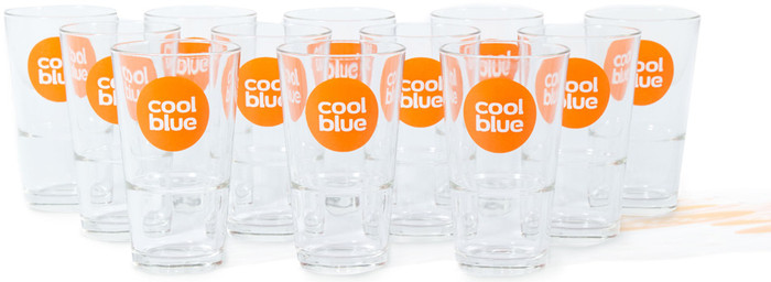 Coolblue Beer Glasses (12 units) front