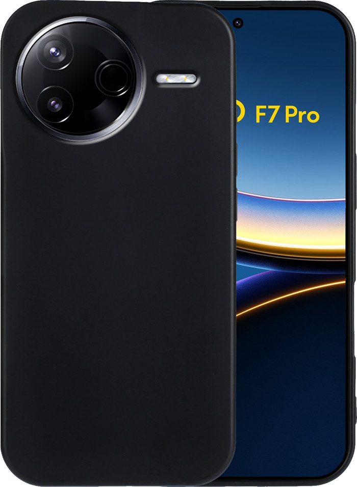 Just in Case Soft Design Xiaomi POCO F7 Pro Back Cover Black right side