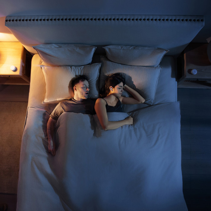 Soundcore Sleep A30 Wit product in gebruik