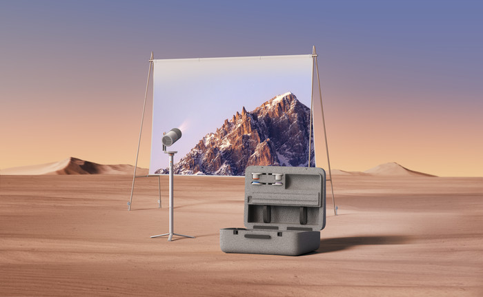 XGIMI MoGo 4 Bundel product in gebruik