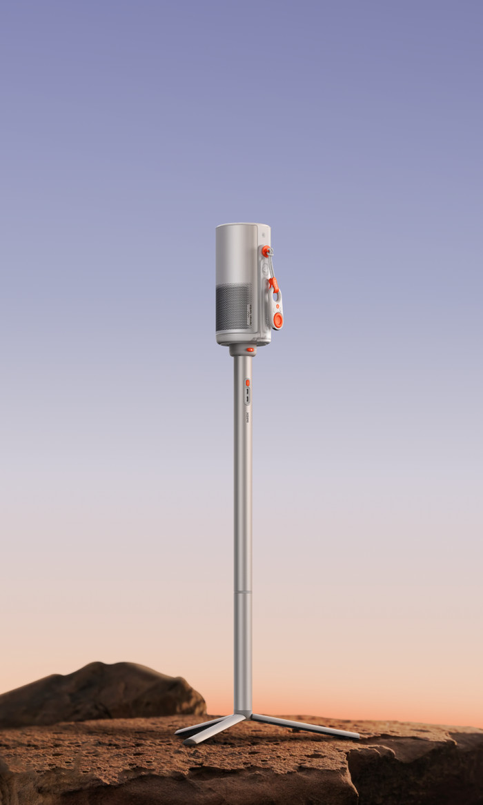 XGIMI MoGo 4 Laser Outdoor Pack product in gebruik