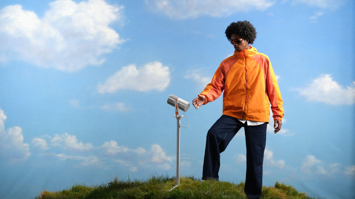 XGIMI MoGo 4 Laser Outdoor Pack product in gebruik