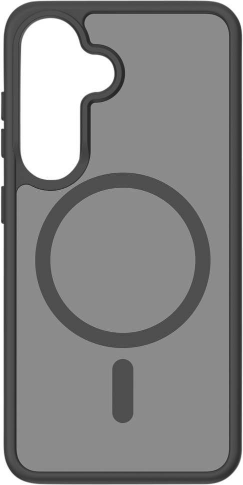 Just in Case Back Cover met Valbescherming Samsung Galaxy S24 Zwart met Magneet voorkant