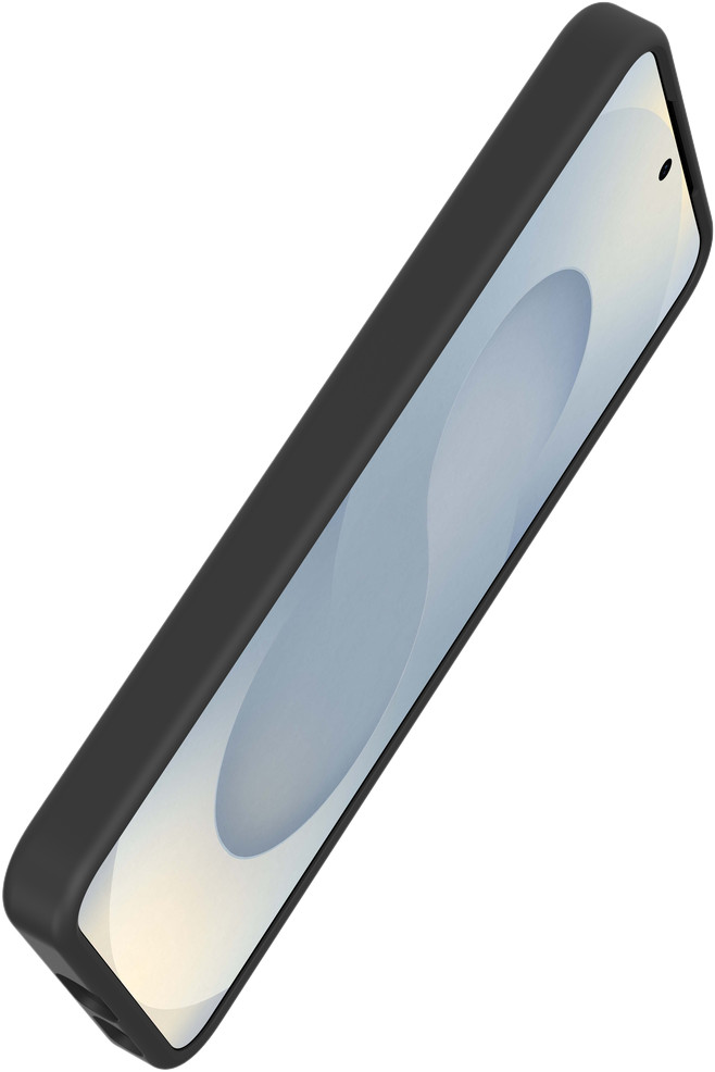 Just in Case Back Cover met Valbescherming Samsung Galaxy S24 Zwart met Magneet linkerkant