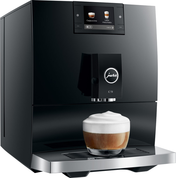 JURA C9 Piano Black (EA) côté gauche