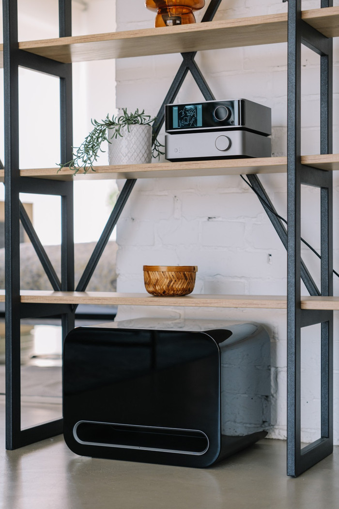 WiiM Amp Ultra Gris produit à l'usage