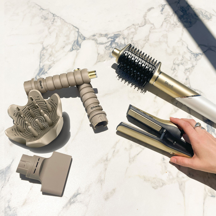 Shark Glam 5-en-1 HD6052SEU produit à l'usage