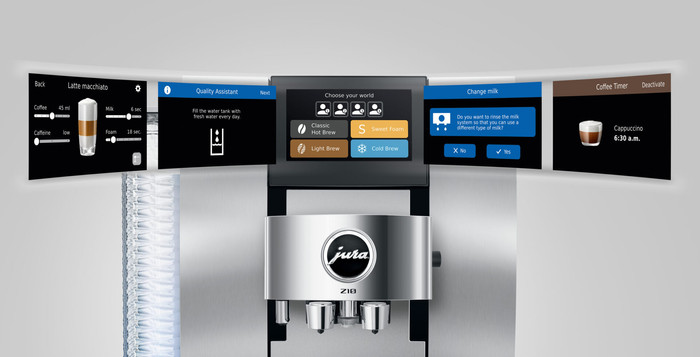 JURA Z10 Aluminium White (EB) détail