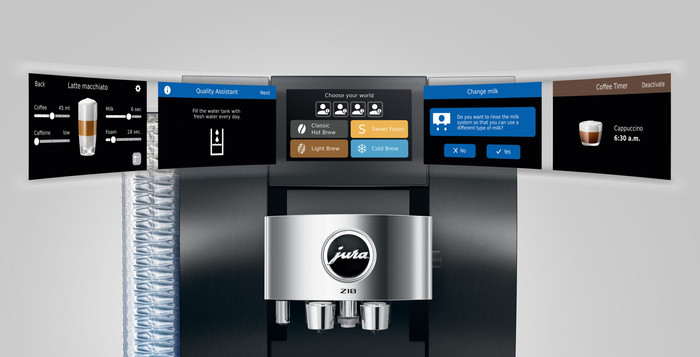 JURA Z10 Aluminium Black (EB) détail