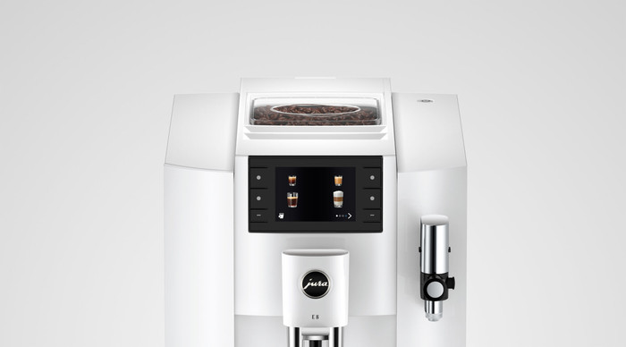 JURA E8 Piano White (ED) detail