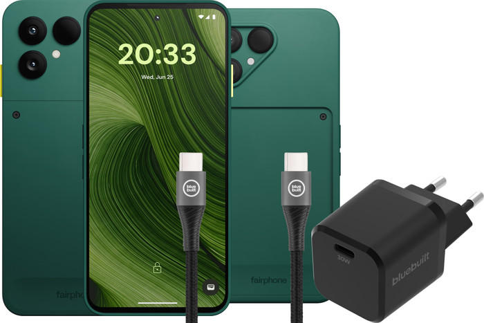 Fairphone 6 256 Go Vert 5G + Pack d'Accessoires Complet Main Image