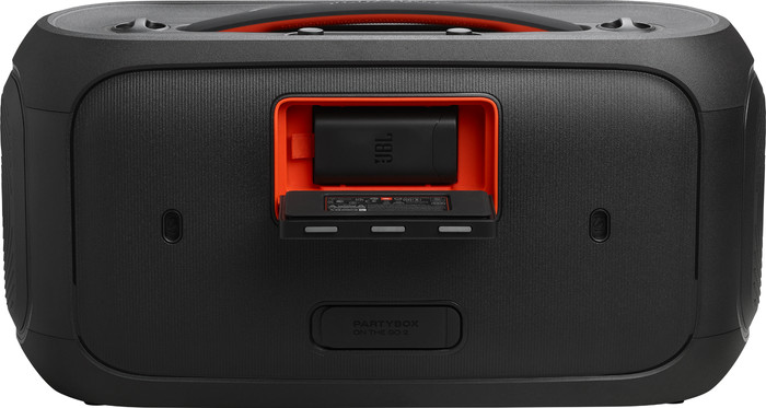 JBL Partybox On The Go 2 Zwart achterkant