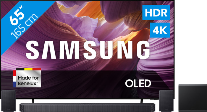 Samsung 65" OLED 4K S85F (2025) + Samsung HW-Q930F Noir Main Image
